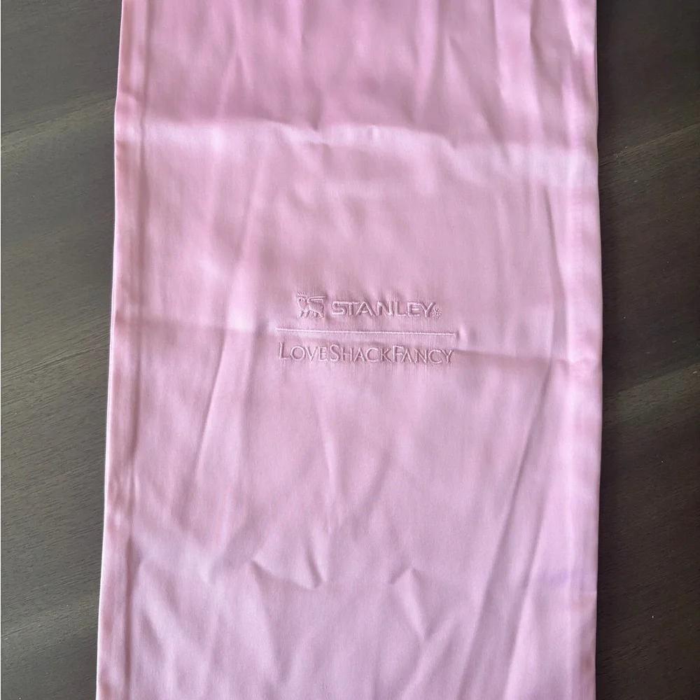 LoveShackFancy Pink Silk Stanley Bag - Picture 1 of 2